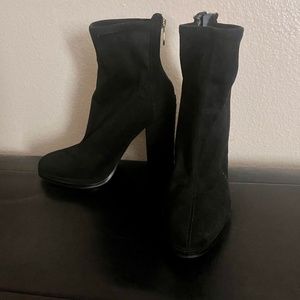 Guess Suede Platform Booties